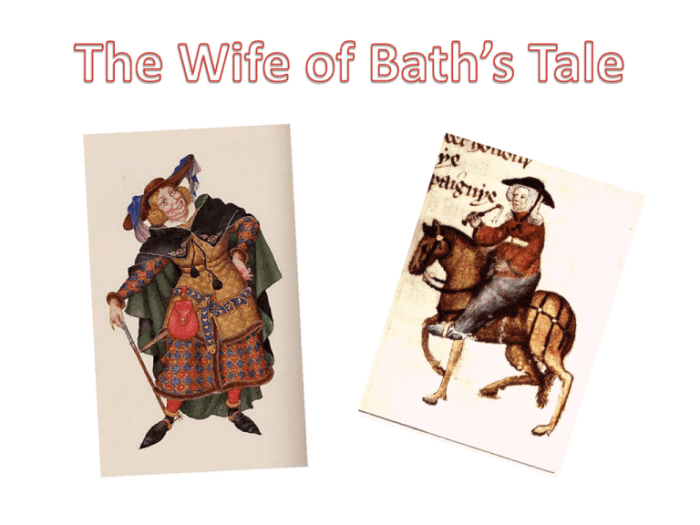 Irony in the wife of bath's tale