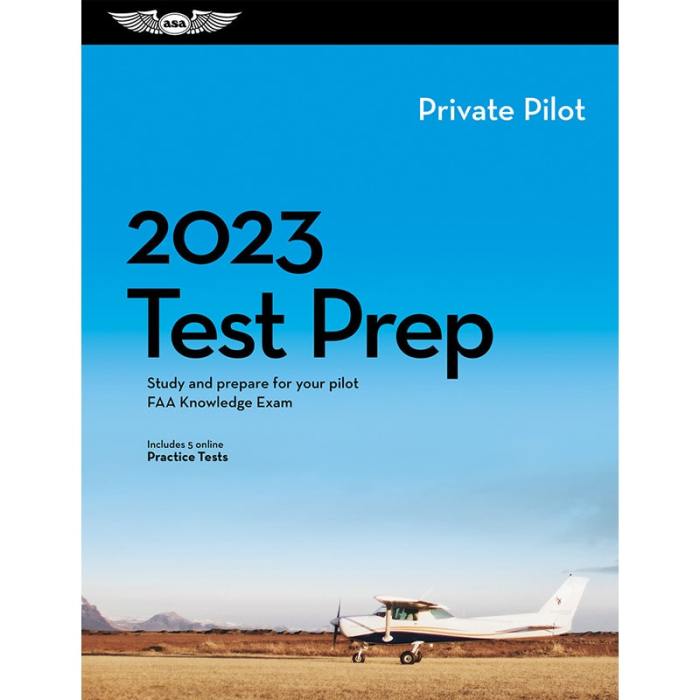 Asa pilot prep test private series pooleys description