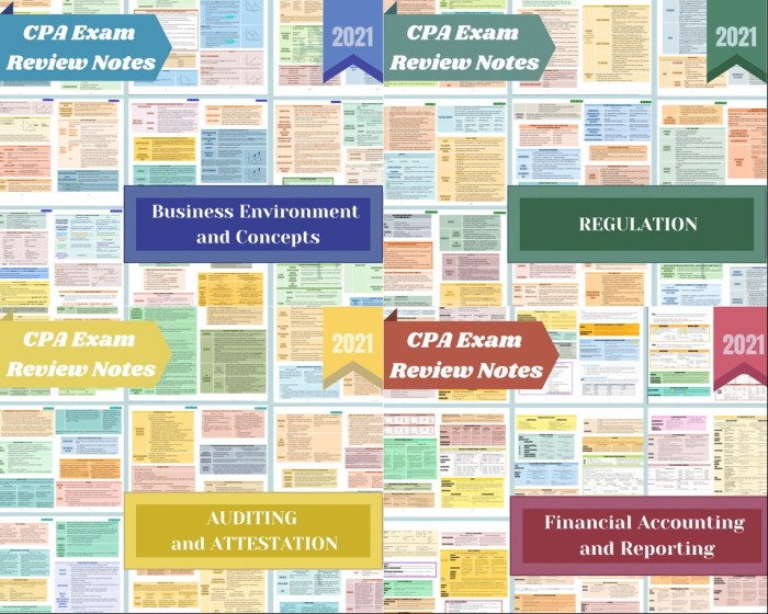 Cpa exam regulation cheat sheet