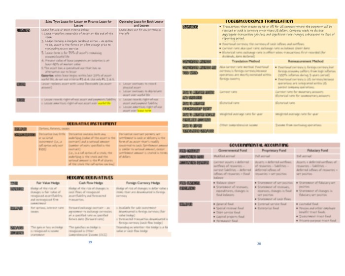 Cpa exam regulation cheat sheet