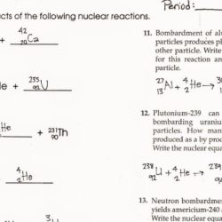 The decay of u-235 worksheet answers