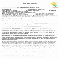 Bill nye the science guy biodiversity worksheet